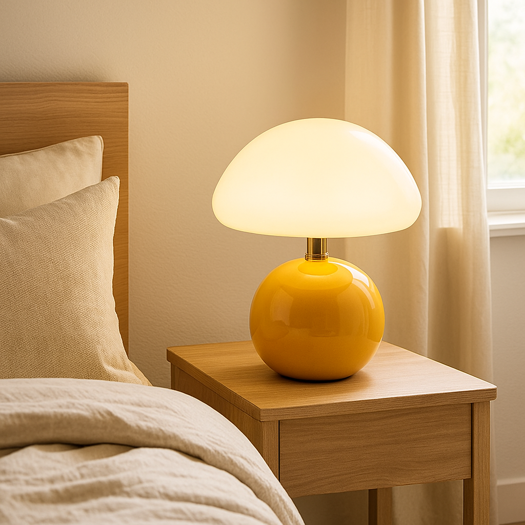 Pilzowa Lampa Stołowa LED