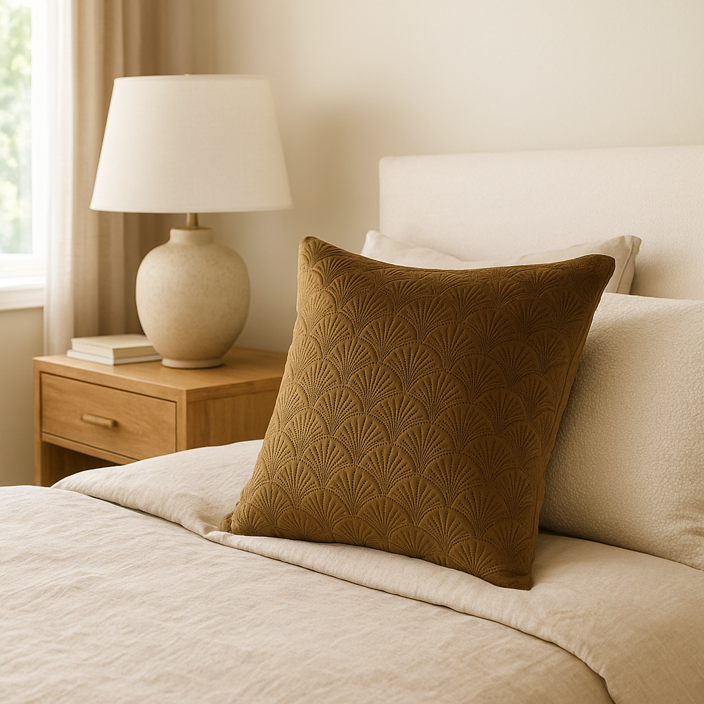 Poszewka Dekoracyjna z Motywem Muszli